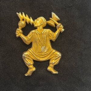 RARE Lapel Pin of the God Chango by Ogundipe Fayomi — Yoruba religion